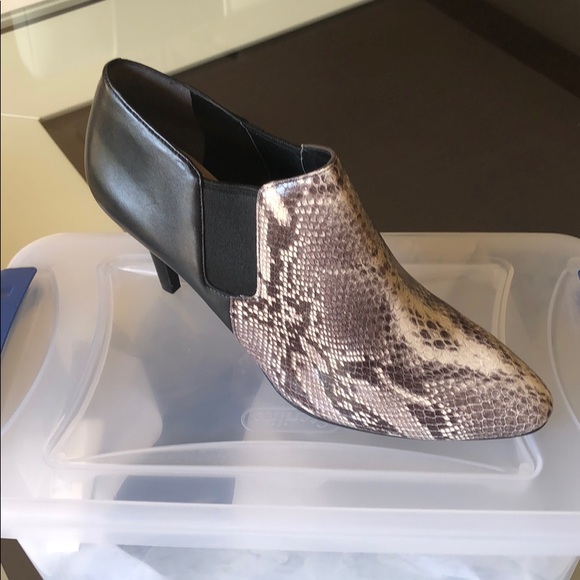 Cole Haan Snakeskin (faux) booties - Picture 2 of 8